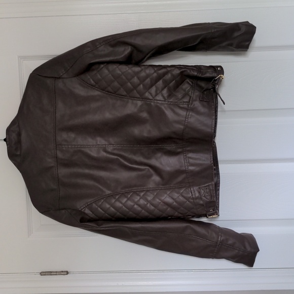 French Connection vegan leather jacket - Picture 3 of 5